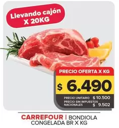 Carrefour - Bondiola Congelada