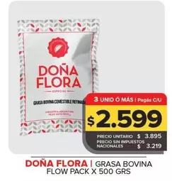 Dona Flora - Grasa Bovina