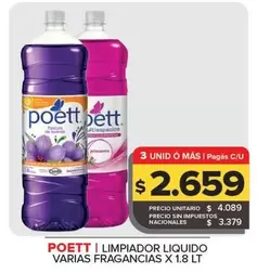 Poett - Limpiador Liquido