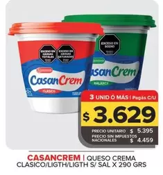 Casancrem - Queso Crema Clasico