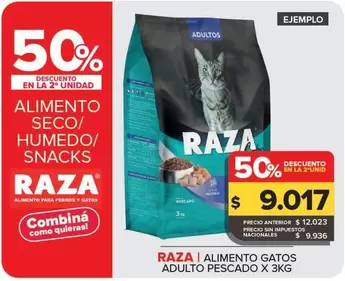 Raza - Alimento Gatos Adulto Pescado