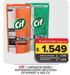 Cif - Limpiador Bano