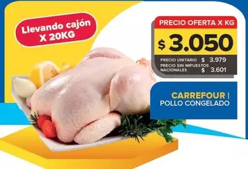Carrefour - Pollo Congelado