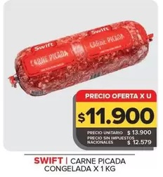 Swift - Carne Picada Cogelada X 1 Kg