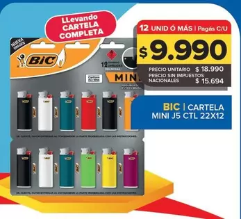 BIC - Cartela Mini J5 CTL