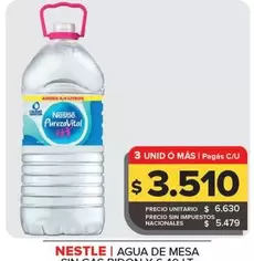 Nestlé - Agua De Mesa Sin Gas Bidon