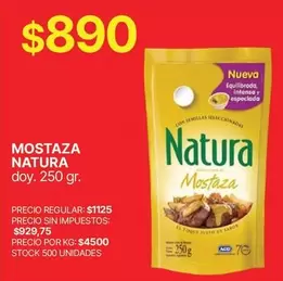 Natura - Mostaza