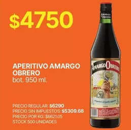 Amargo - APERITIVO AMARGO