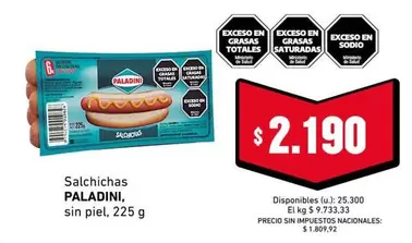 Paladini - Salchichas
