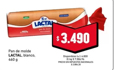 Lactal - Pan de molde blanco