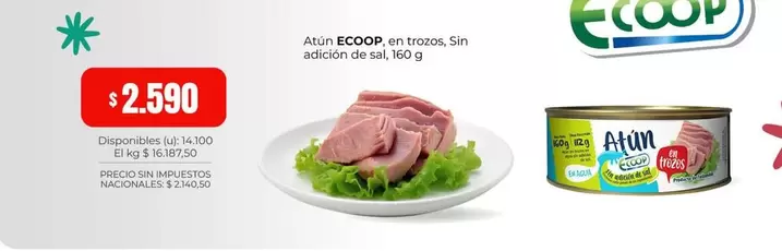 Atún en trozos