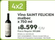 Saint Felicien - Vino malbec x 750 ml