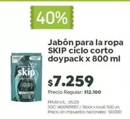 Skip - Jabón para la ropa ciclo corto doypack