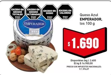 emperador - Queso Azul