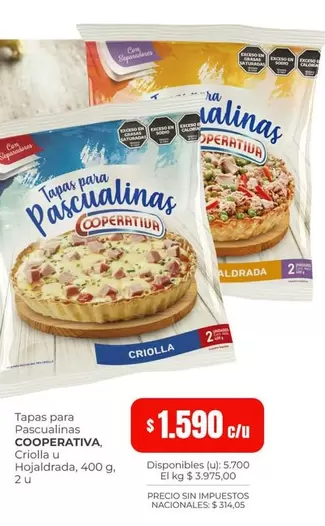 Tapas para Pascualinas