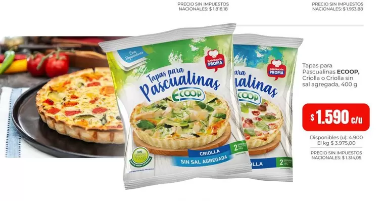 Primor - Tapas para Pascualinas