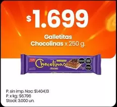chocolinas - Galletitas Chocolinas