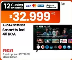 RCA - Smart tv led 40