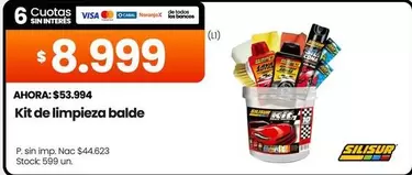 Silisur - Kit de limpieza balde