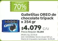 Oreo - Galletitas de chocolate tripack