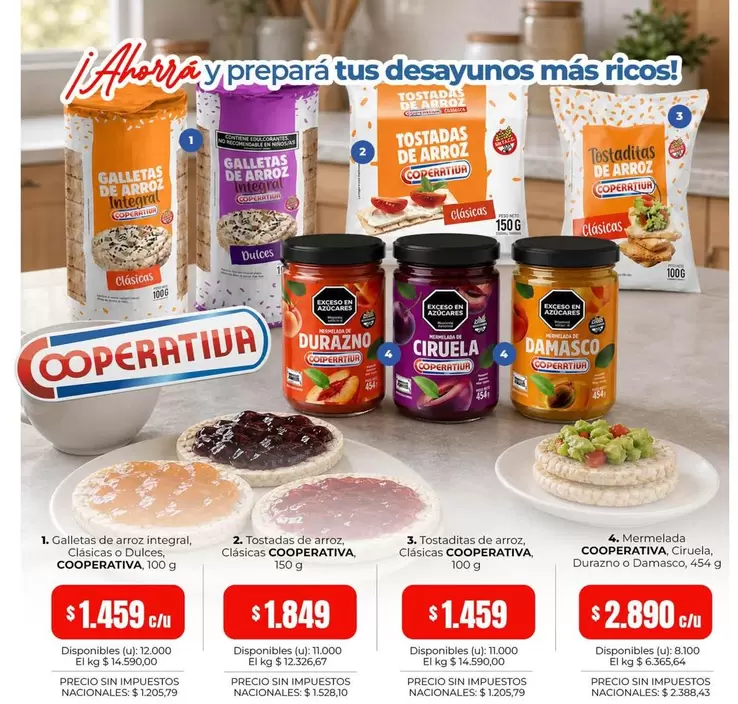 Coperativa - Galletas de Arroz