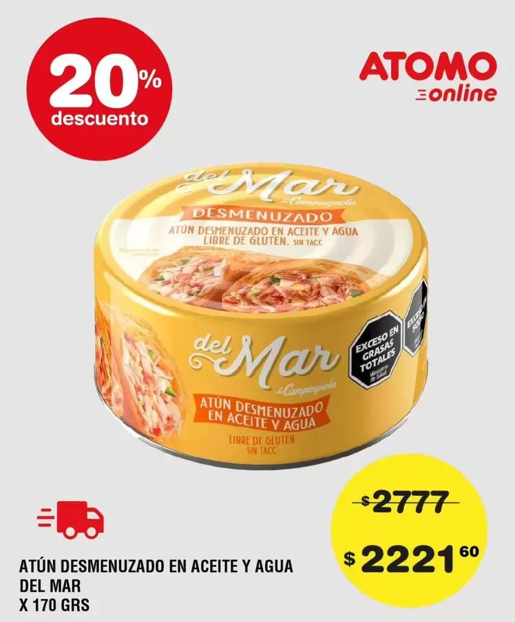 Atomo - AT

UN DESMENUZADO EN ACEITE Y AGUA