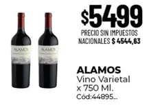 Alamos - Vino Varietal Cód:44895