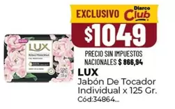 Lux - Jabón De Tocador Individual