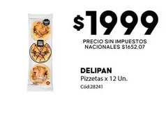 X$ - Pizzetas x 12 Un. Cód:28241