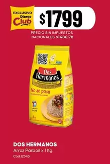 Dos Hermanos - Arroz Parboil