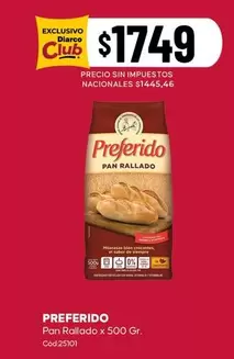 Preferido - Pan Rallado