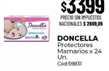 Doncella - Protectores Mamarios x 24 Un.