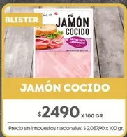 X$ - JAMÓN COCIDO