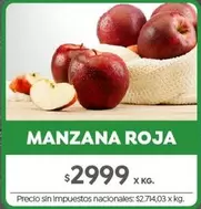 X$ - MANZANA ROJA