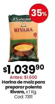 Harina de ma7z para preparar polenta, x1 Kg. Cod: 73111