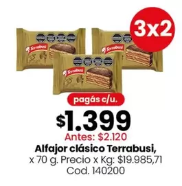 Terrabusi - Alfajor clásico