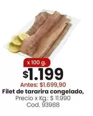 X$ - Filet de tararira congelado