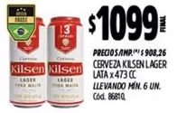 X$ - Cerveza Kilsen Lager