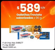 Traviata - Galletitas saborizadas