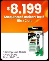 BIC - Maquina de afeitar Flex 5