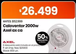 Axel - Caloventor 2000w