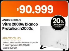 Protalia - Vitro 2000w blanco