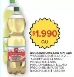 Carrefour - AGUA SABORIZADA SIN GAS