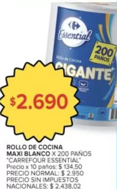 Gigante - ROLLO DE COCINA GIGANTE