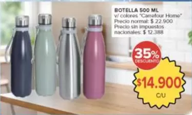 Carrefour home - BOTELLA 500 ML