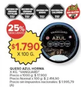 X$ - QUESO AZUL HORMA