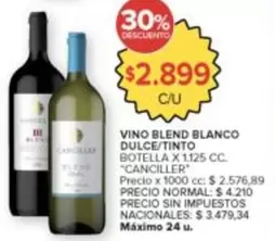 Canciller - VINO BLEND BLANCO DULCE/TINTO