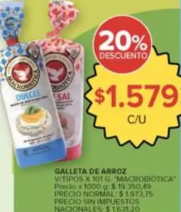 X$ - GALLETA DE ARROZ