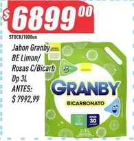 Granby - Jabón  BE Limon/Rosas C/Bicarb