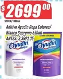 Ayudin - Aditivo  Ropa Colores/Blanco Supremo
